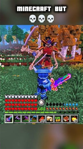 Minecraft but 💀💀 #rlcraft #minecraft #mcpe