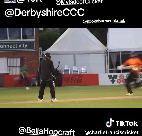 huge thank you to @TJR for this footage of me batting in the final between @Serious Cricket and @Cricket Casuals using my @kookaburracricketuk bat playing at @DerbyshireCCC with @MySide of Cricket behind the stumps!