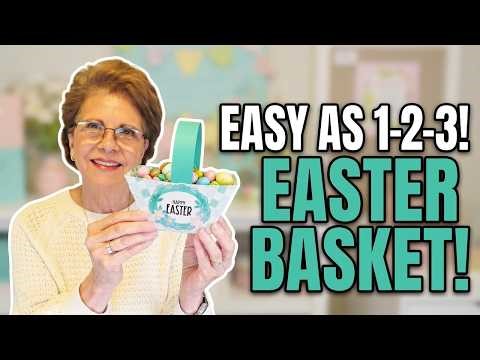 DIY Paper Easter Basket | Perfect Last-Minute Gift Idea