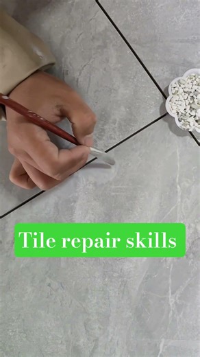 Master Tile Repair Craftsmanship 🔧 | Skilled Worker Training #TileRepair #Craftsman