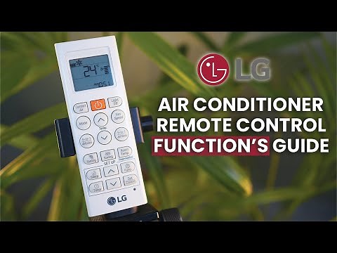 LG Dual Inverter Air Conditioner Remote Control Operation ❄ LG Hot & Cold AC ❄ All Function Covered