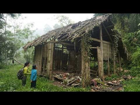 An old woman living as a vagrant by the stream was helped by a young girl to renovate her old house.