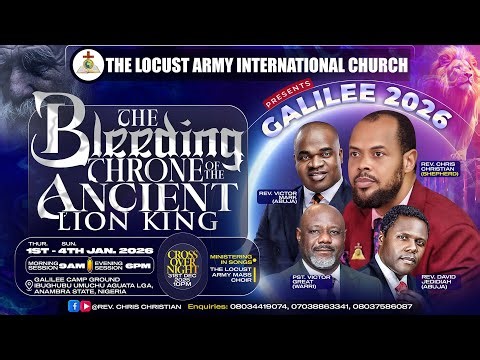 Rev Chris Christian - - Galilee 2026 / Day 4