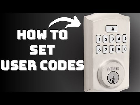 How to Set User Codes on Weiser SmartCode Traditional Keypad Deadbolt