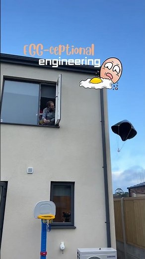 Egg Parachute 🪂 🥚 #stem #science #stemeducation