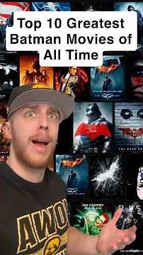 Top 10 Greatest Batman Movies of All Time #batman #top10 #movie #goat #shorts