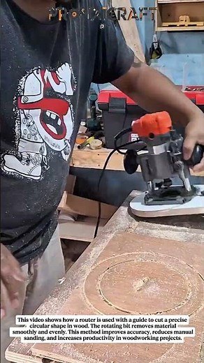 Circle Cutting with Router | Precision Woodworking Technique for Perfect Curves