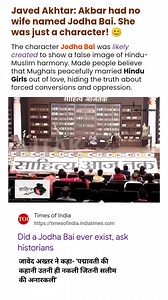 5.3K views · 135 reactions | Since independence, Congress-backed historians have distorted history by glorifying Mughal invaders as benevolent rulers while downplaying their atrocities, erasing the valor of Hindu warriors, and suppressing the true struggles for Dharma and freedom. | Hindus of India | Facebook