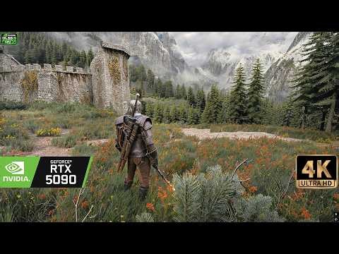 The Witcher 3 Remaster - Ultra modded graphics Comparison - DLSS 5 RTX 5090 vs Original