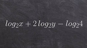 Learn the basics for condensing a logarithmic expression with addition and subtraction