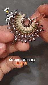2.9K views · 43 reactions | Follow me  Macrame jewelry to stay up to date on my latest content and share with your friends maybe they will be interested for my content! Thank you ❤️ #Jewelry #Autumn #jewellery #macrame #fypシviralシ2024 #earrings #autumnjewelry #fashion #goodvibes | Eli Knots | Facebook