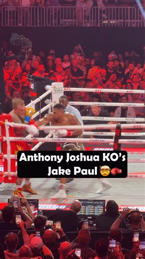 FULL SEND MMA on Instagram: "Anthony Joshua KO’s Jake Paul with an absolute monster shot in Round 6 🤯 Courtesy of Netflix and MVP"