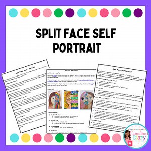 Split Face Self Portrait