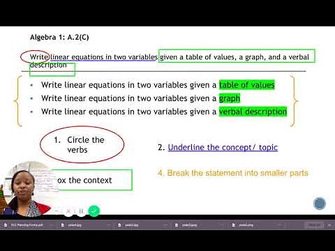 Quick Review of Unpacking the TEKS
