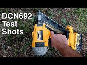 DEWALT DCN692 Test Shots