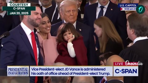 J.D. Vance’s Family Takes the Stage at Trump’s Inauguration: Wife Usha, Sons, and Daughter Honoured