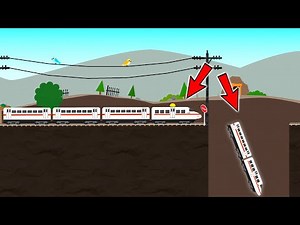 TRAIN VS RAILS - Brick Train games for kid Android Gameplay