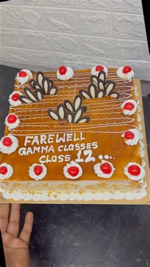 2 KG butterscotch cake #trending #shorts #butterscotchcake