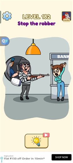 stop the robber #dop5 level 182( delet one part)