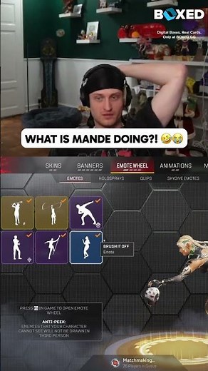 Mande Checking Out The New LOBA Skin With Animations 😲