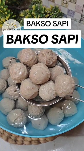 Resep Bakso Sapi - Cara Membuat Bakso Daging Sapi Enak dan Padat