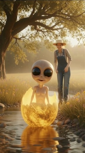 The Golden Egg & The Funny Alien”#shorts