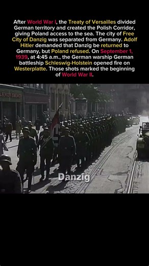 The First Shots of World War II. ww2