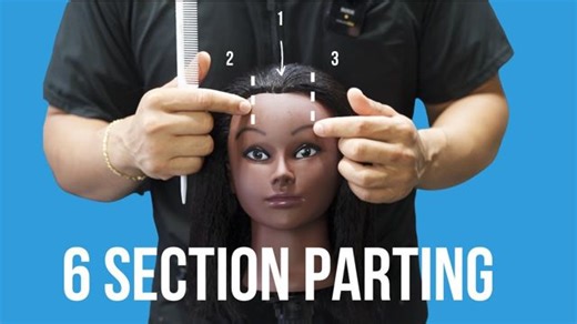 1.2K views · 14 reactions | 6 SECTION PARTING | BARBER STATE BOARD TIPS This is a step by step demonstration of a 6 section parting for the barber state board exam If you're having trouble fading, achieving straight lineups/edgeups, or want to learn to cut different hairstyles this is the perfect barber tutorial channel for you. | The Barber Style Directory | Facebook