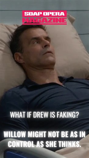 Drew Cain said it himself... "I don't give up. I always get what I want." This is a man who's blackmailed half of Port Charles and never lost a single battle. And now we're supposed to believe he's just... helpless? Lying there with no backup plan? What if Drew is faking it and just waiting for the perfect moment to strike? #GH | Soap Opera Magazine