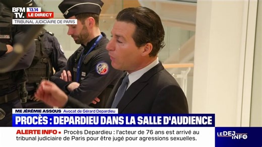 "L'ensemble des accusations sont mensongères", affirme Jérémie Assous, l'avocat de Gérard Depardieu