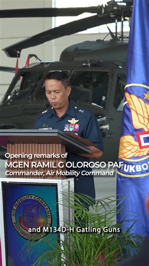 ⁨⁨⁨⁨WATCH | The Philippine Air Force boosts its capabilities with the arrival of the 5th batch of S-70i Black Hawk Helicopters and M134D-H Gatling Guns, strengthening air mobility, firepower, and disaster response under the AFP modernization program at Col. Jesus Villamor Air Base, Pasay City on 23 January 2026. #FocusPAF #GuardiansofOurPreciousSkies #PAFYouCanTrust #OneAFPOnePhilippines #StrongAirForceStrongPhilippines #AFPYouCanTrust #MatatagNaSandigan #AFP90⁩⁩⁩⁩⁩⁩ | Philippine Air Force