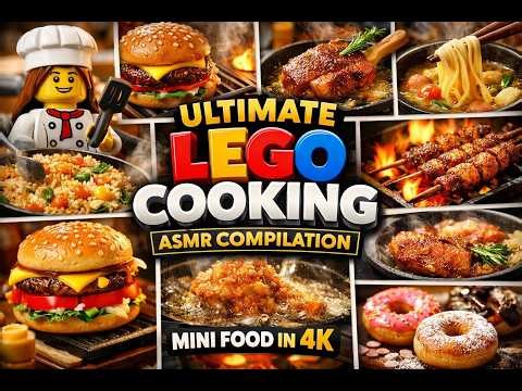 LEGO Food World 🍳 Satisfying Mini Cooking Compilation