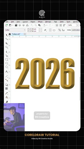 Coreldraw Tips | Use Bevel Effects #coreldraw #coreldraw_tutorial #coreldrawtutorial #graphicdesign #graphicdesign