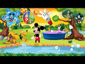Pluto's Bubble Bath | Mickey mouse clubhouse | Oh toodles Compilation