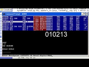 {35} intel 8008 Assembly Language Programming #4 and using the MIL MOD8 simulator