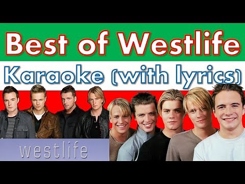 Best of Westlife Karaoke (with Lyrics) | Boy Band of the 90s