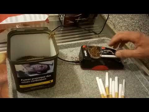 Electric cigarette rolling machine demo