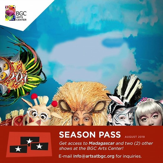 12K views · 163 reactions | Enjoy access to three 3 shows and over P3,250 in savings with the #BGCArtsCenter Season Pass! Hurry, only limited passes are available! Inquire at the BGC Arts Center Box Office or email info@artsatbgc.org today. | BGC Arts Center | Facebook
