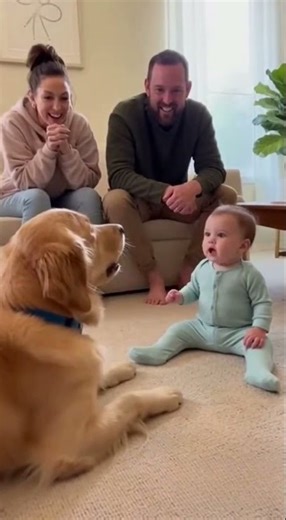 Your toddler is a professional vocal coach for dogs. 🎤🐺