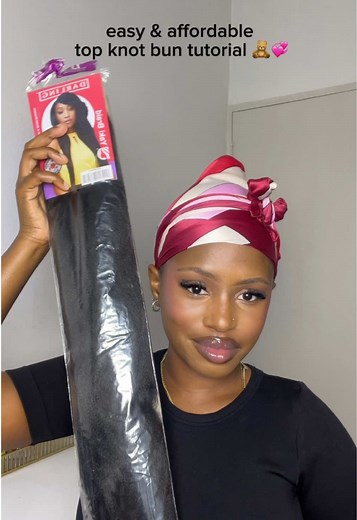 Top Knot Bun Tutorial with Darling Hairpiece