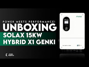 ⚡ Unboxing the Solax 15kW Hybrid X3 Genki | Powerhouse for Homes & Businesses? (Full Review Inside!)