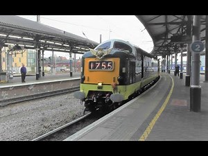 Deltic Class 55 No D9000 'Royal Scots Grey' + Class 90 No. 90001 - Newcastle - 21st April 2023