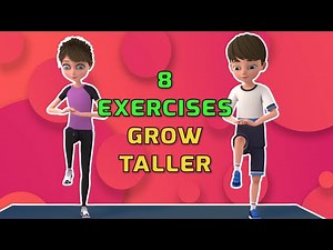 8 EASY EXERCISES TO GROW TALLER - KIDS WORKOUT