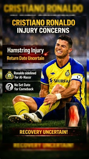 Cristiano Ronaldo Injury Update: Hamstring Problem – Return Date Uncertain | Al‑Nassr FC #CR7