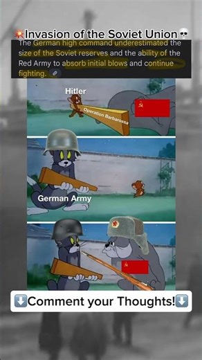 💥Invasion of the Soviet Union💀|| World War 2 Memes