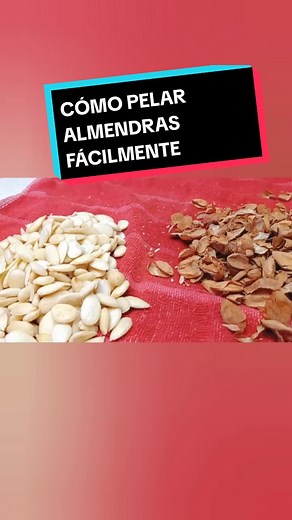 CÓMO PELAR ALMENDRAS FÁCILMENTE EN CASA