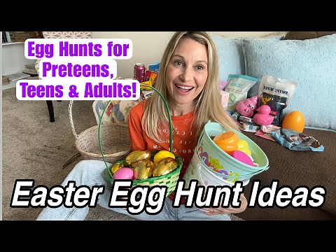 EASTER EGG HUNT IDEAS FOR TEENS & ADULTS | Have an EPIC Egg Hunt for EVERYONE! 🐣 🐰
