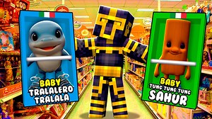 64K views · 1.8K reactions | COMPRÉ LOS JUGUETES DE BABY ITALIAN BRAINROT EN MINECRAFT  En el vídeo de hoy he comprado los juguetes de Baby Italian Brainrot en Minecraft! Massi compra los muñecos de personajes de Baby Italian Brainrot en Minecraft! Los juguetes de Baby Italian Brainrot en Minecraft! Juguete de Italian Brainrot en Minecraft! #Massi #Minecraft #ItalianBrainrot | Massi | Facebook
