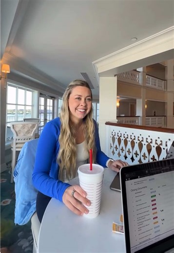 If you needed a push to move to Disney, here’s your sign ✨🐭 finally getting my spark back Now on any given day I can work from my computer anywhere I want to with the most gorgeous views 🥰 To my fellow remote workers, where are the best places to work remote at Disney? #disneylocal #travelelopementphotographer #floridaweddingphotographer #grandfloridian #wdw