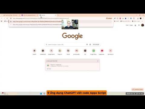 9 - Ứng dụng ChatGPT viết Google Apps script